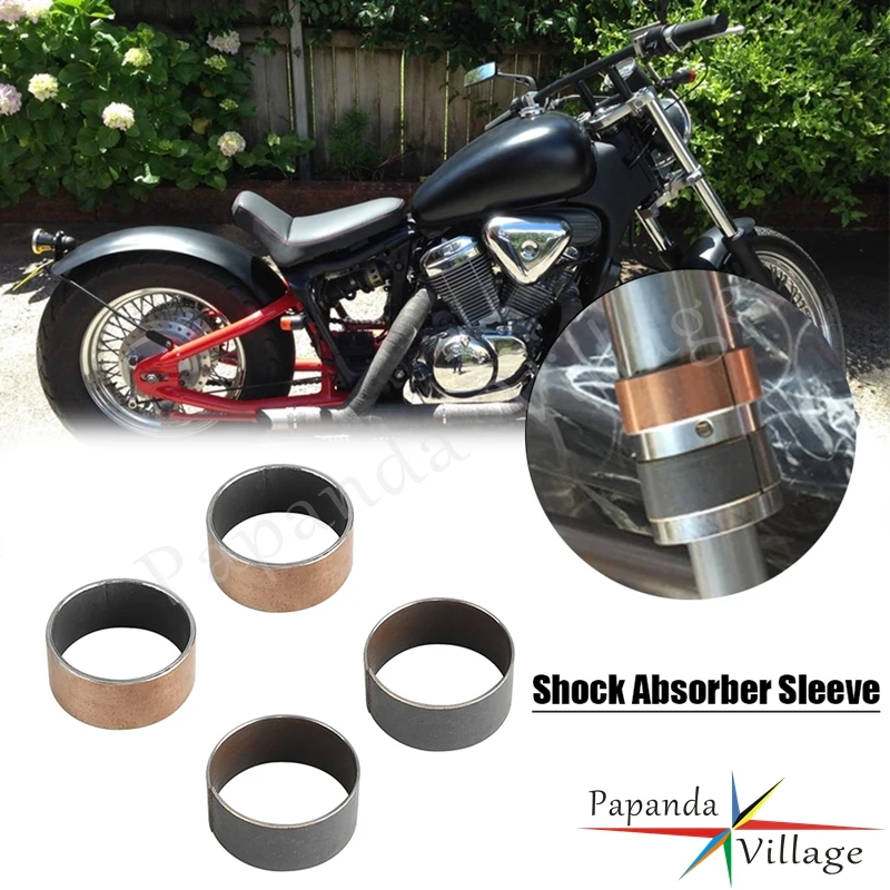 Motorcycle 39MM Above Under Shock Absorber Sleeve Metal iron Suspension For Honda VLX Steed 400 600 Motorbike Parts Accessories