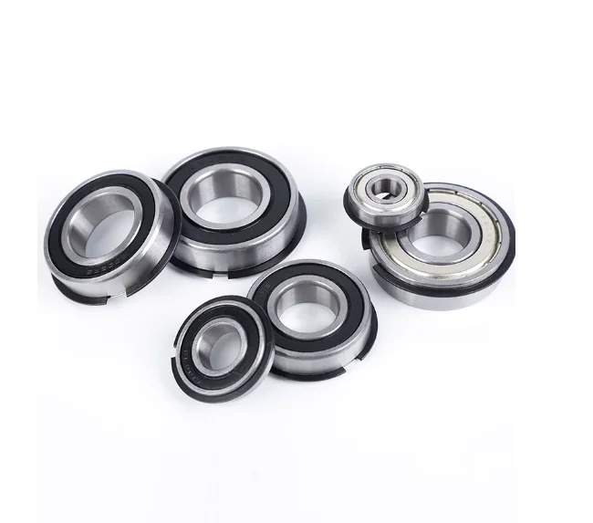 Spring bearing with stop groove 6000 6001 6002 6003 6010 6200 6201 6202-6208 6902 6903 6300 6301-6306N NR