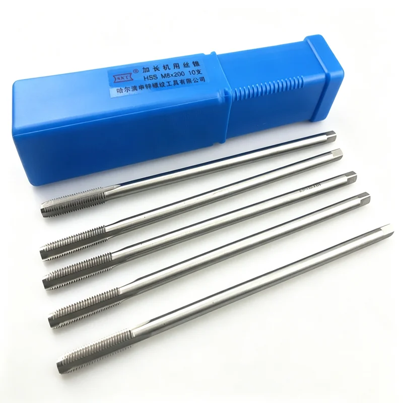 Machine straight groove tap M3-M30 HSS 200mm extension , used for machine tool extension internal thread tapping tool