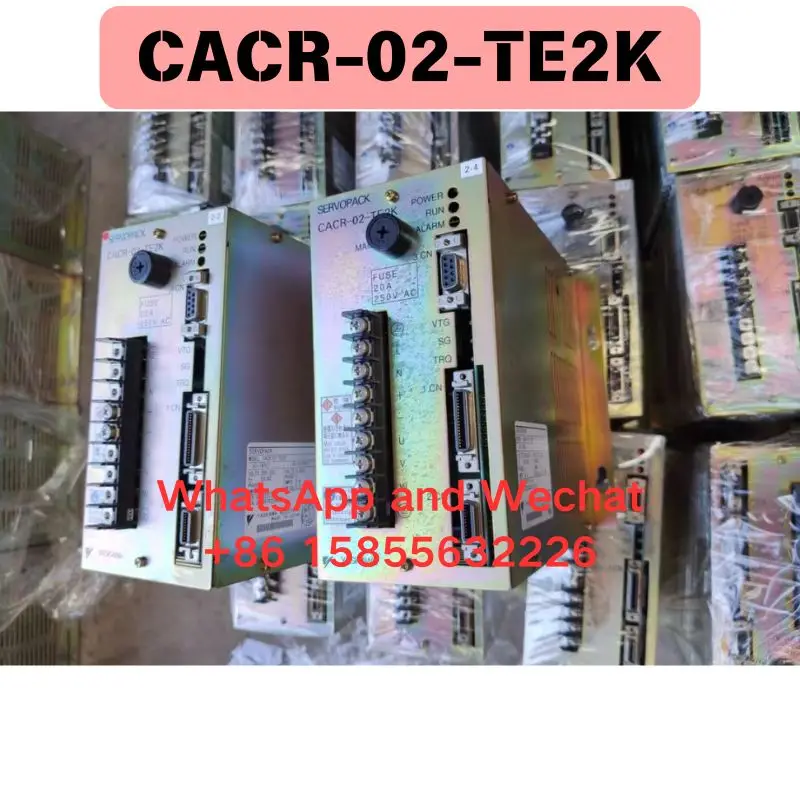 Used Semiconductor servo driver CACR-02-TE2K Functional test OK Fast delivery