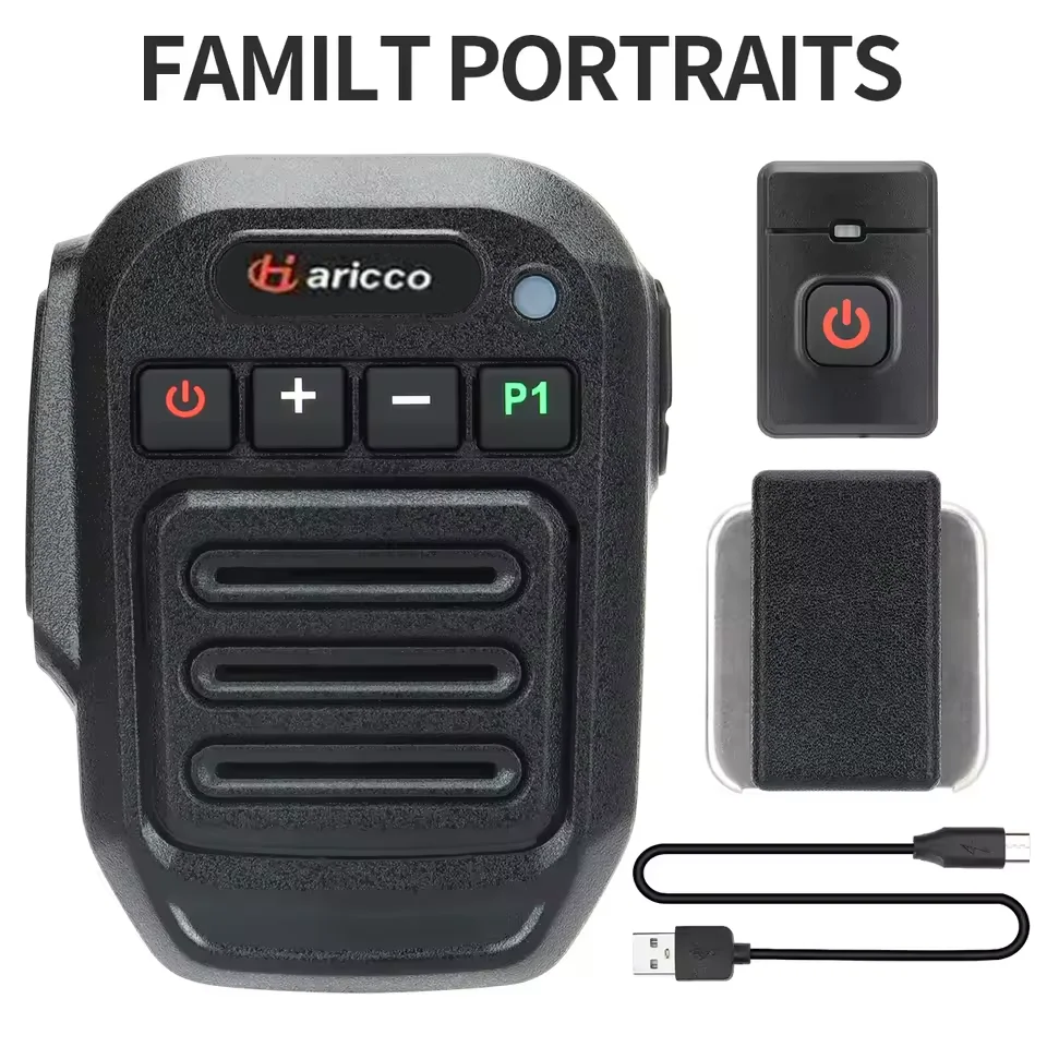 Handheld Wireless Bluetooth Speaker Microphone Type-C High Power for Baofeng UV-5RH 21 Quansheng UV-K5(8) Walkie Talkie