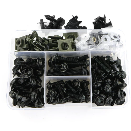 Ajuste para KTM 125 200 390 Duke 690 790 Duke 1290 Duke 1190 990 Kit completo de tornillos de carenado para motocicleta tornillos para carrocería Kit de tornillos Clips