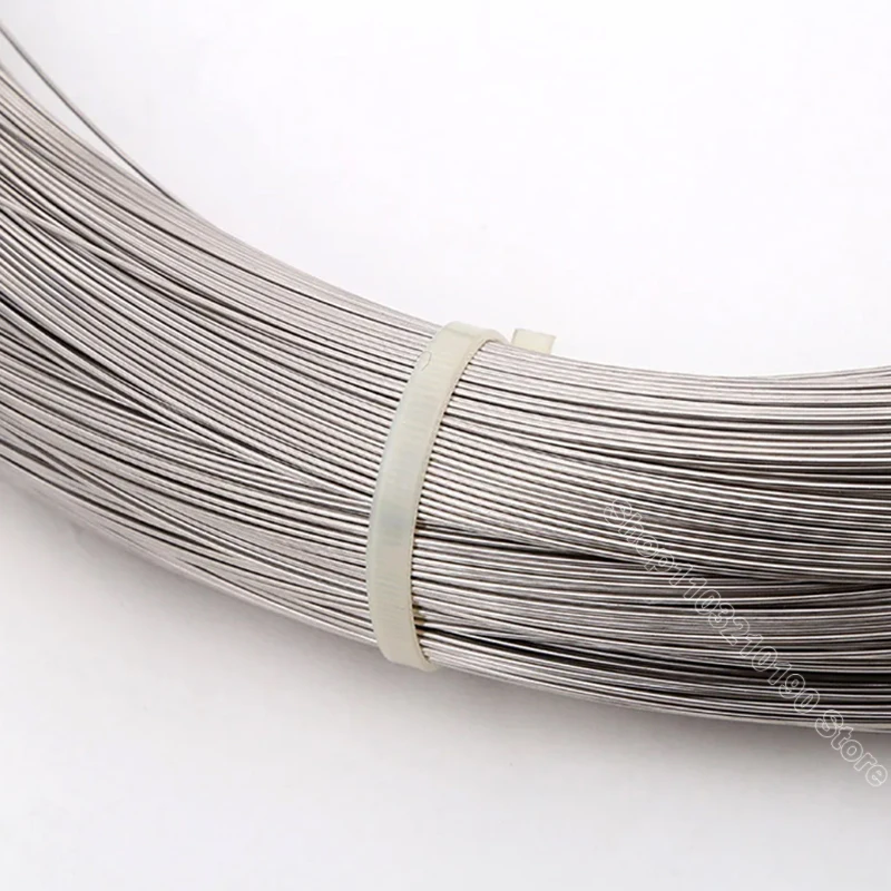 1/5/10M Spring Wire 304 Stainless Steel 0.2/0.25/0.3/0.4/0.5/0.6/0.7/0.8/1/1.2/1.5/1.8/2/3-5mm Single Strand Elastic Steel Wires