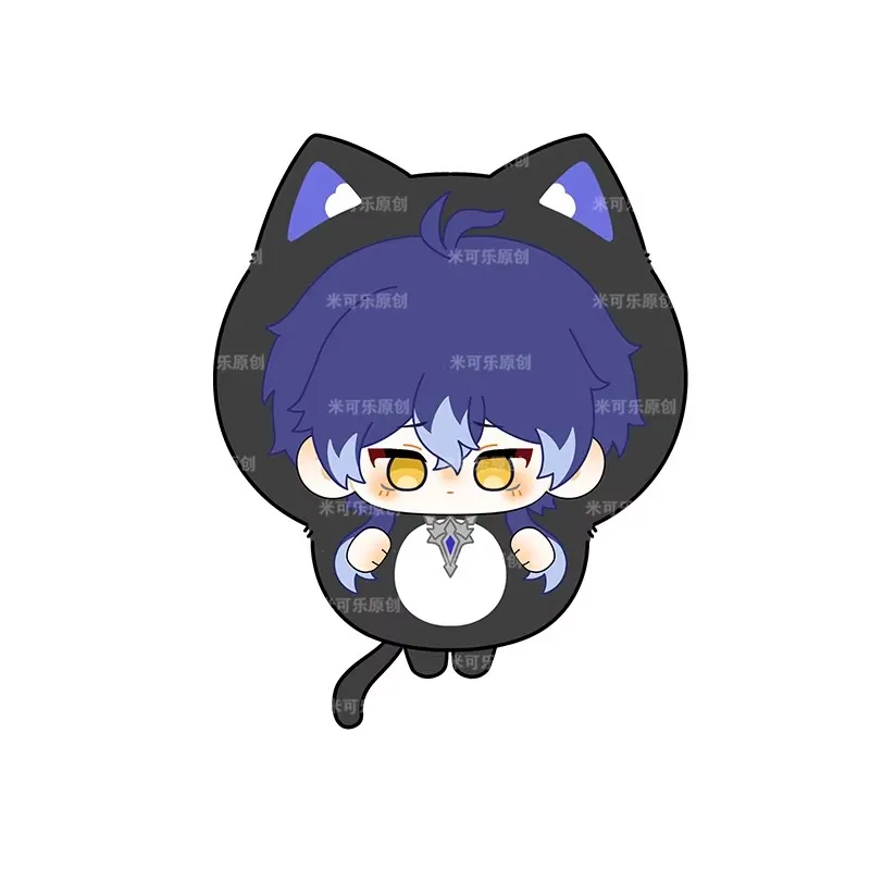 ตุ๊กตาจี้พวงกุญแจ Genshin Columbina ขนาด 12 ซม. ตุ๊กตาสัตว์ Durin Flins ของเล่นตุ๊กตาสัตว์สำหรับตกแต่งกระเป๋าเป้ ของเล่นอนิเมะ ของขวัญวันหยุด วันเกิด