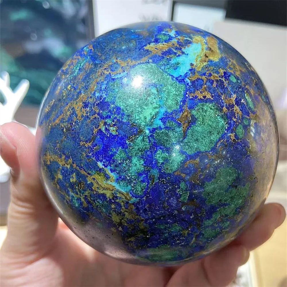 

Натуральный кристалл синего малахита, энергетический драгоценный камень, исцеление Рейки, подарок для украшения комнаты, медитация