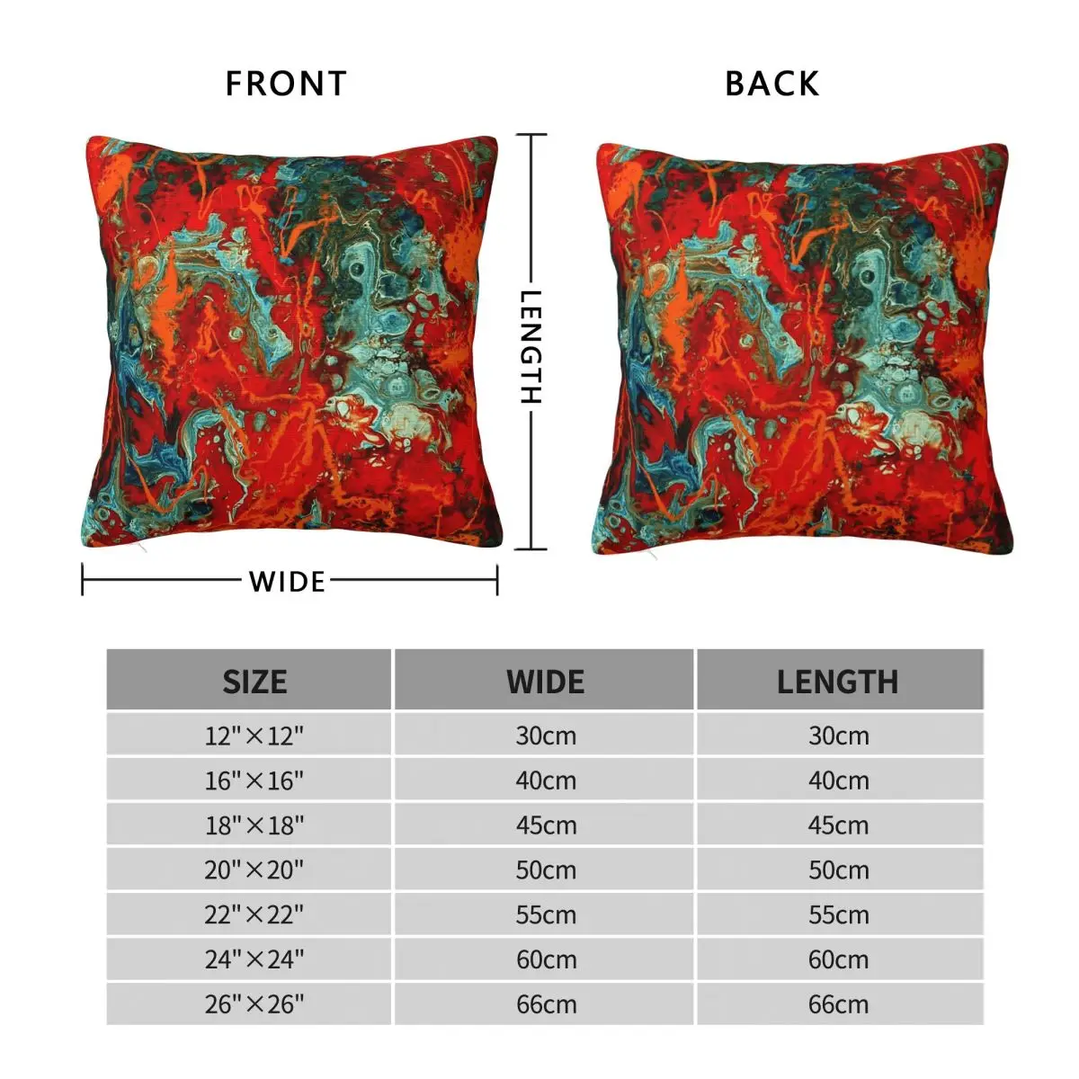 Strawberry Split Pillowcase Polyester Linen Velvet Creative Zip Decor Home Cushion Cover