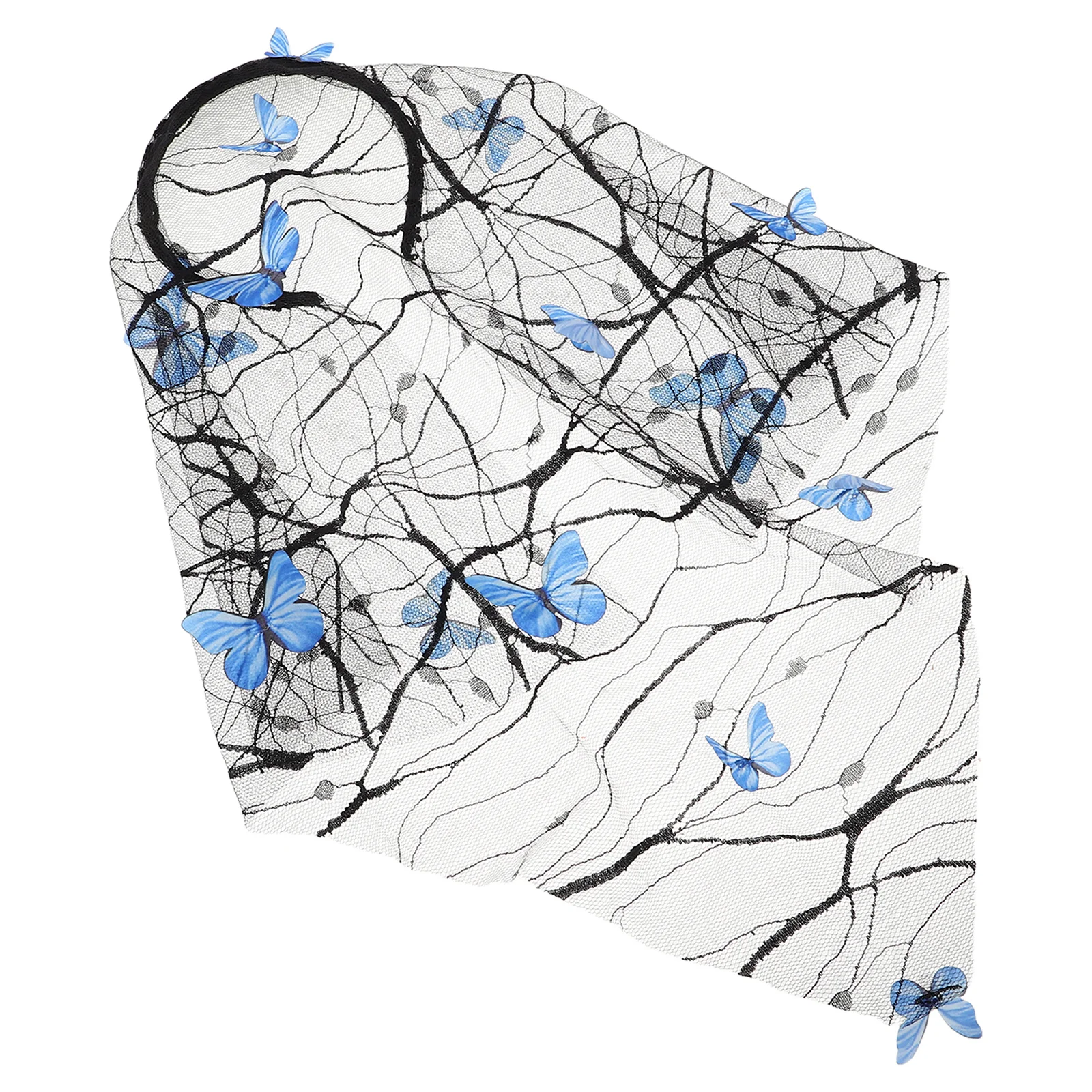 

Butterfly Wedding Veil 3D Butterfly Bridal Headband Lightweight Tulle Fairy Design Wedding Veil Bachelorette Bridal Shower