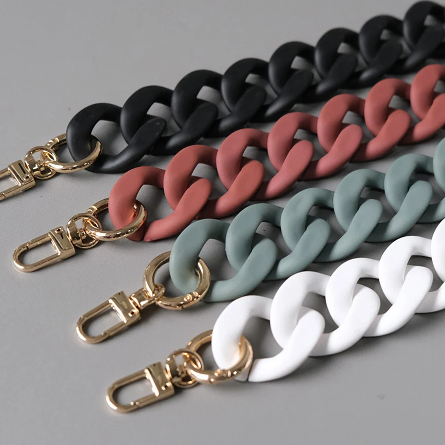 

Acrylic Bag Shoulder Straps Can Be Replaced in Multiple Colors Bag Chain Thick Resin Bag Straps DIY Shoulder Bag Accessories