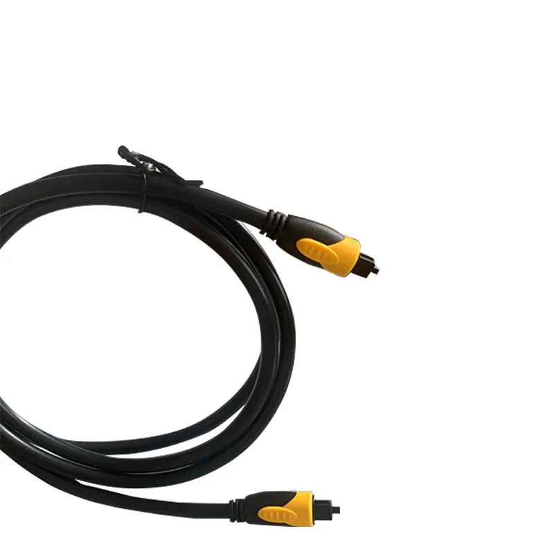 OD6.0 Illuminated two-colour head digital fibre optic audio cable sound amplifier each other port digital fibre optic audio cabl