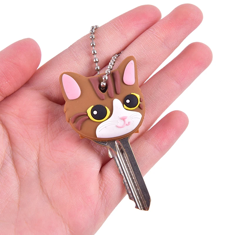 1pc Cartoon Silicone Protective Key Case Cover For Key Control Dust Cover Holder Organizer Key Decor Accessories Home Supplies