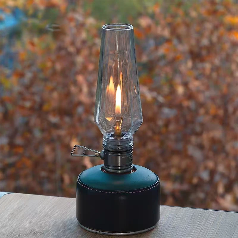 Campingmoon Portable Non-mantles Outdoor Camping Tourist Emergency Tent Gas Lamp Candle Type Roman Atmosphere Gas Light