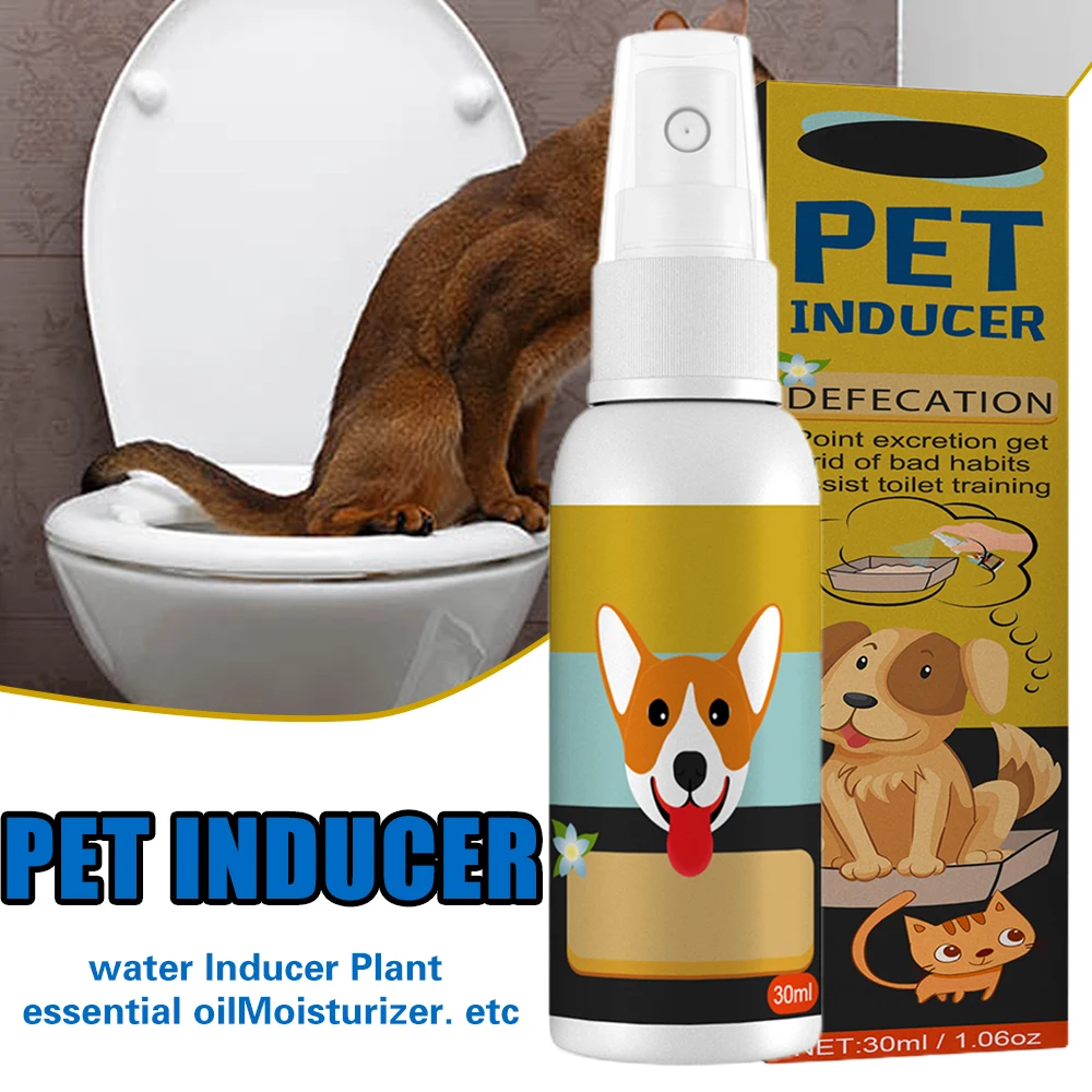 

30ml Pet Positioning Defecation Inducer Spray Cat Dog Toilet Training Potty Training Spray For Indoor Outdoor Dog Supplies