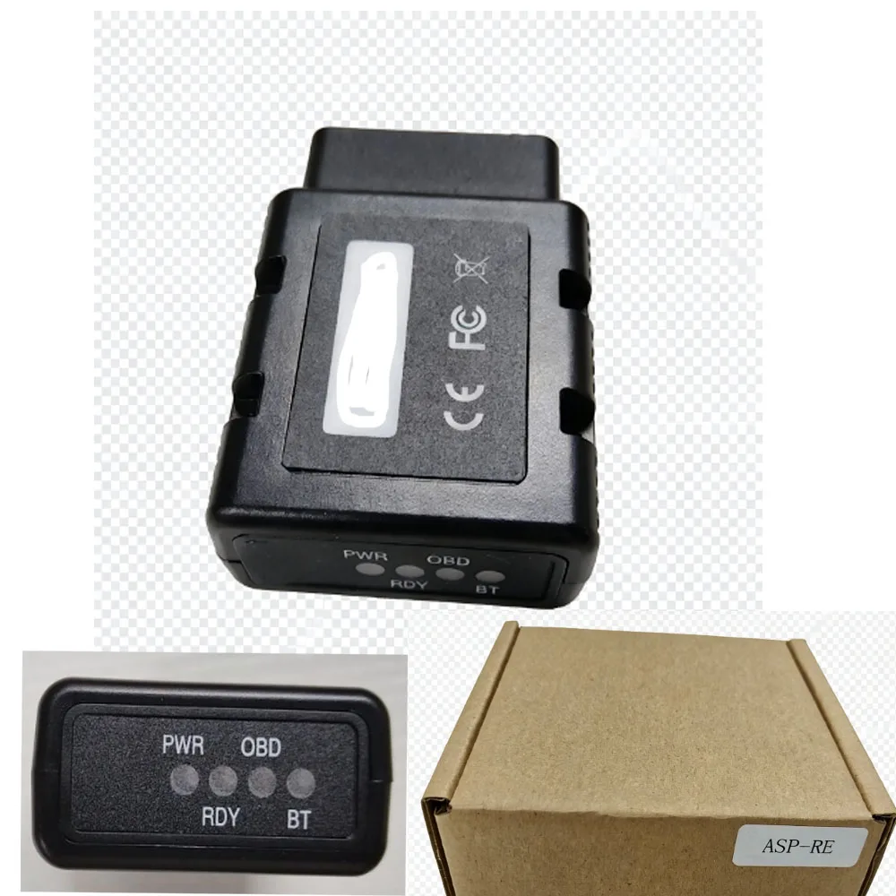 Newest Bluetooth ASP‑RE For Renault COM OBD2 Car Scanner CAN Clip Auto Tool for Vehicle Fault Code Reading Scan Adapter