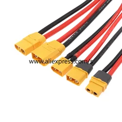 Ładowarka RC 18 AWG 12AWG 16 awg10awg XT60 XT90 EC5 wtyk męski przewód żeński przedłużacz złącze 10CM/20CM/30CM