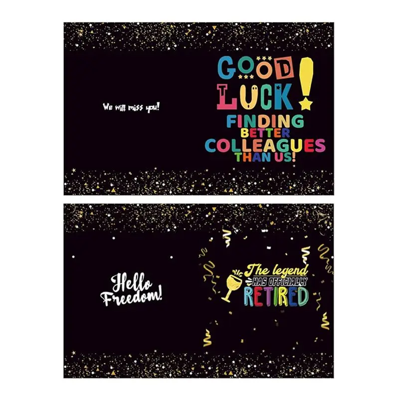 

AED5-2PCS Coworker Leaving Farewell Card - Funny Going Gift - Work Will Suck Without You Going Gift For Coworker