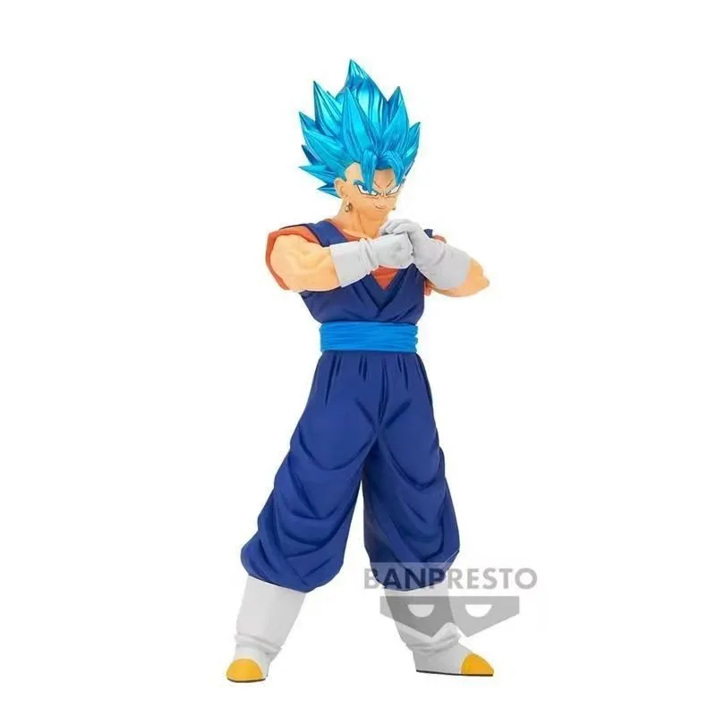 Bandai Original Banpresto Anime Dragon Ball Z SSGSS Vegetto super saiyan god PVC Action Figures Collection Model Ornament Toy