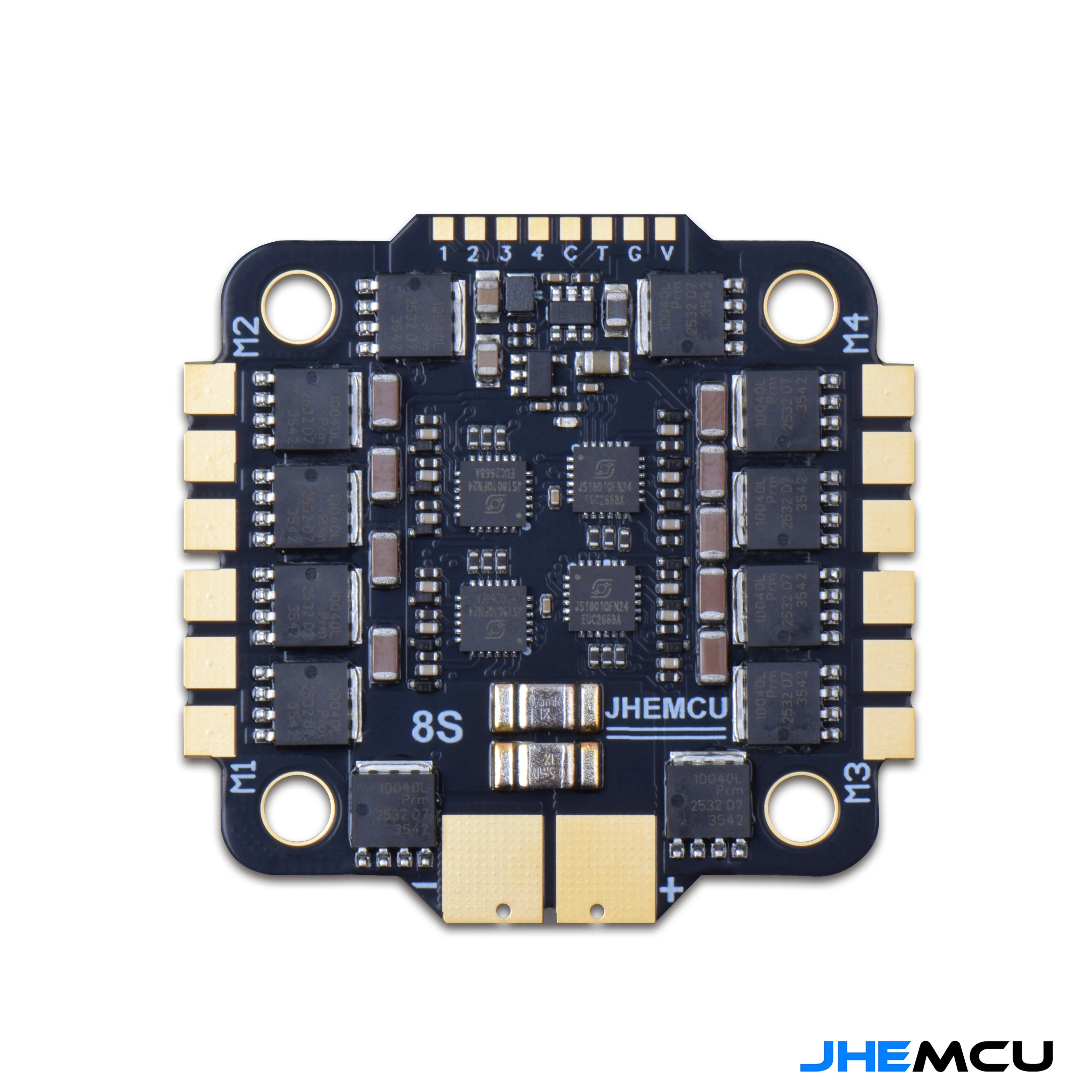 JHEMCU F405 pile GF30F405 contrôleur de vol avec RUIBET 80A 4in1 ESC pour Drone Freestyle de course RC FPV