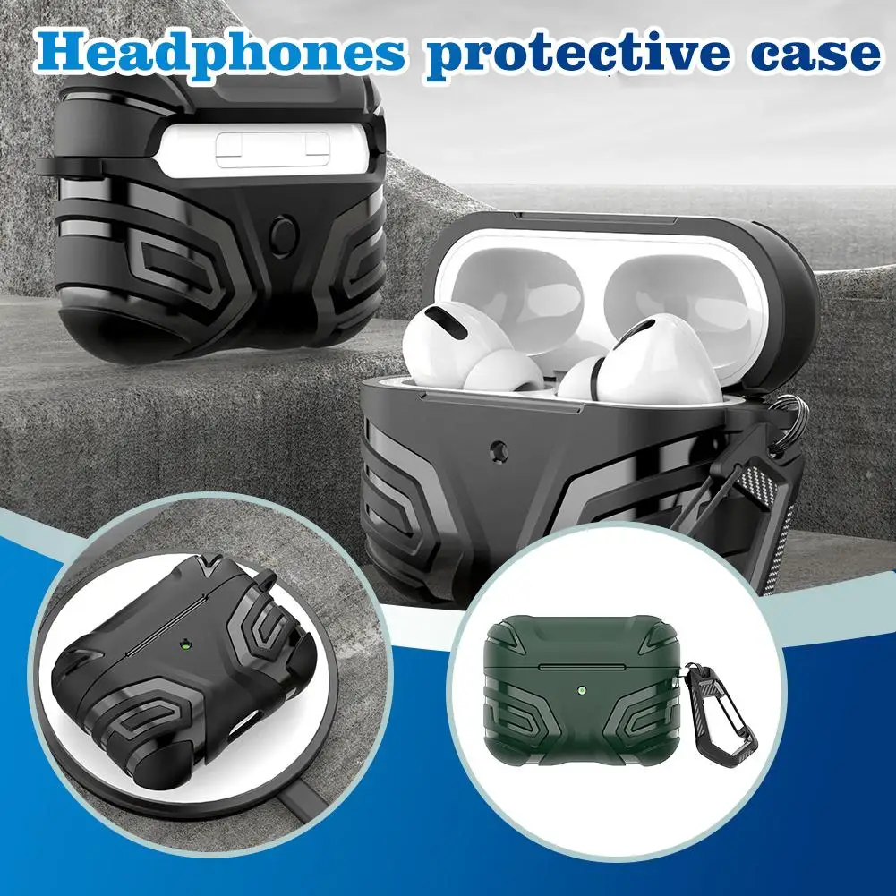 Luxury Earphone Case For Airpods 4 2024 Shockproof Cover Case For Apple AirPods Wireless Earphone Protective Accessories G4P0