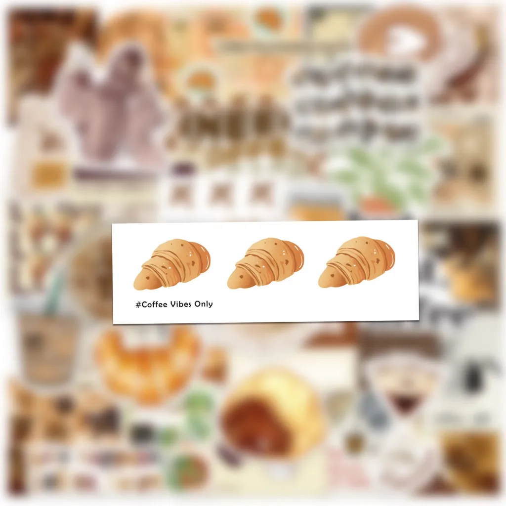 50 adesivi ispiratori per caffè stile INS, decalcomanie per graffiti curativi coreani per la registrazione di bottiglie d'acqua da skateboardYourLife Store