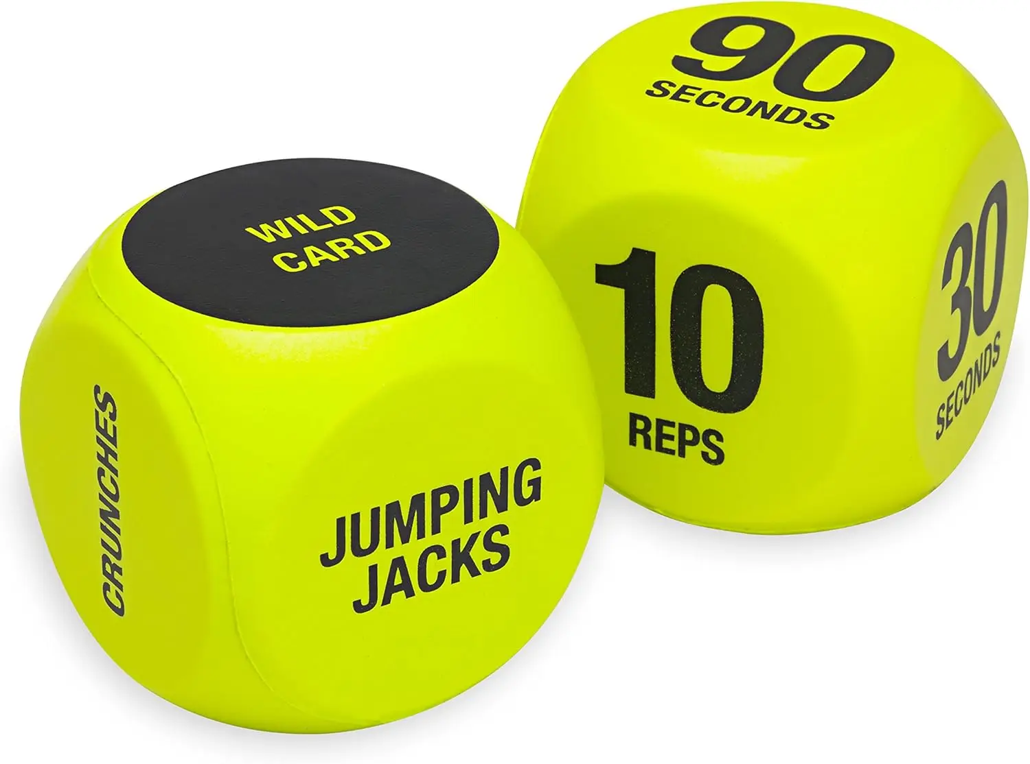 

Fitness Dice for Group Workouts - Includes Push Ups, Squats, Lunges & More with Carry Bag
