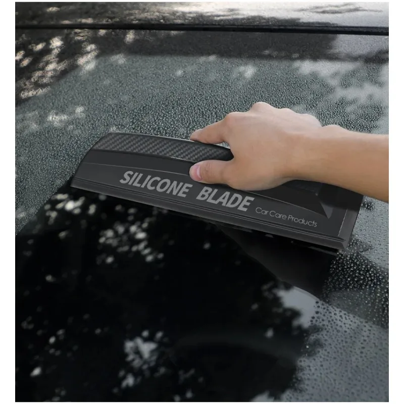 Soft Silicone Squeegee Non-Scratch Handy Car Wrap Window Wiper Drying Blade Film Scraper Cleaning Tool Accessory