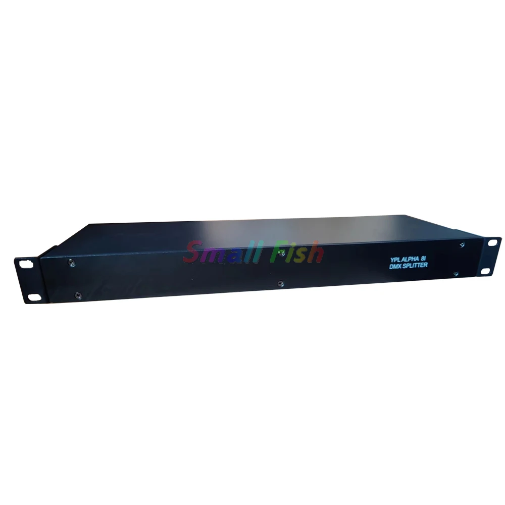 Divisor DMX DMX512 para escenario, amplificador de señal de luz con cabezal móvil, 8 salidas, distribuidor, Conector de luz Par, 2 uds./lote