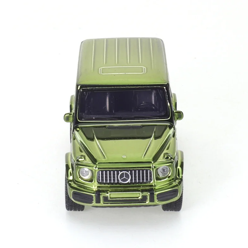 XCarToys 1/64 Mercedes Benz AMG G63 Electroplated Green Alloy Diecast Model Car Toy Collection Gift