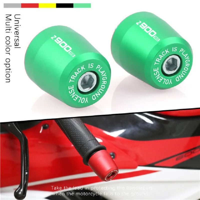 

Motorcycle Handlebar Grips Handle Bar Cap End Plugs Fit For Z900 Z900RS Z 900 900RS