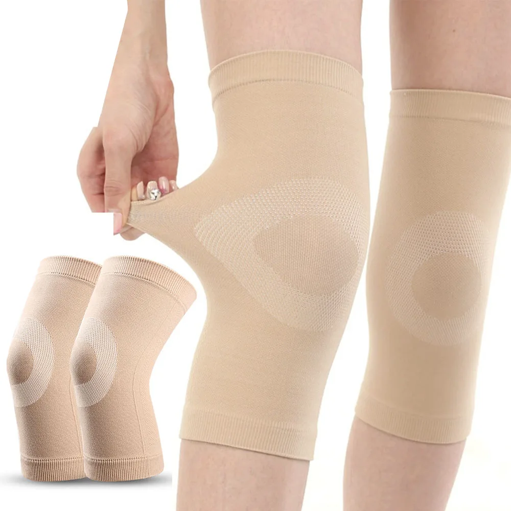 1 Pair Knee Sleeves for Knee Support, Circulation Improvement & Pain Relief,Sport Compression for Running
