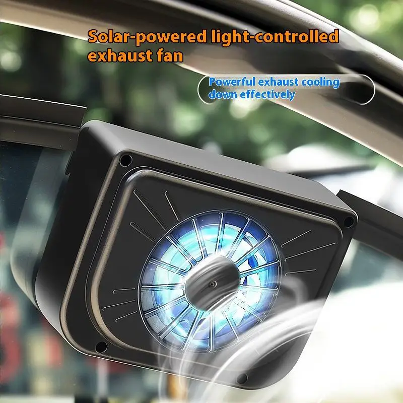 The new type of car cooling exhaust fan has the functions of air circulation and ventilation inside the vehicle.