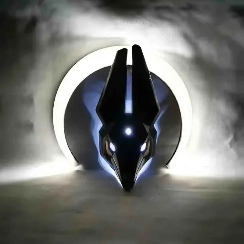 Game Sky Children of Light Cosplay Descendants of LED Light Helmet Anubis Mask Halloween Carnival COS Costume Accessories Props