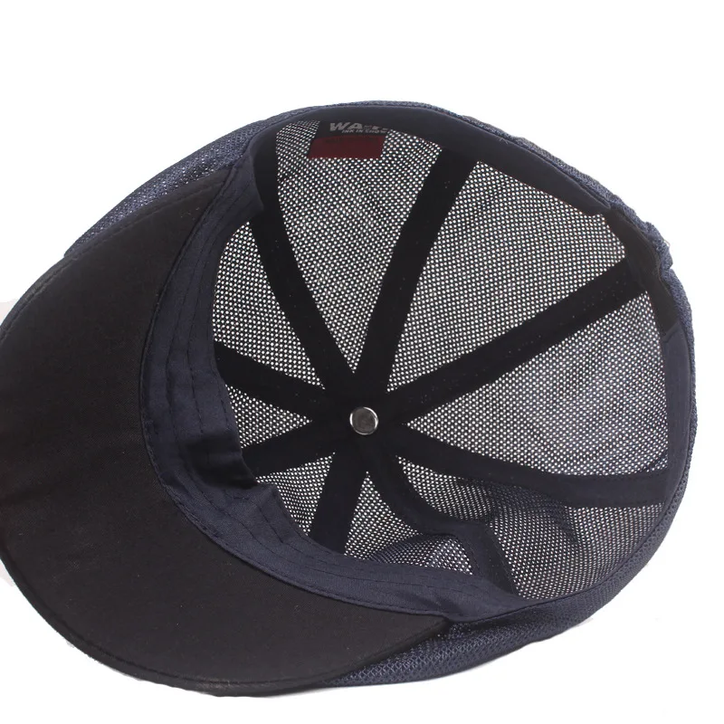 2021 Mesh Breathable Octagonal Hat All-match Newsboy Hat for Men and Women Outing Sunshade Beret Boina, Painter Hat, Forward Hat