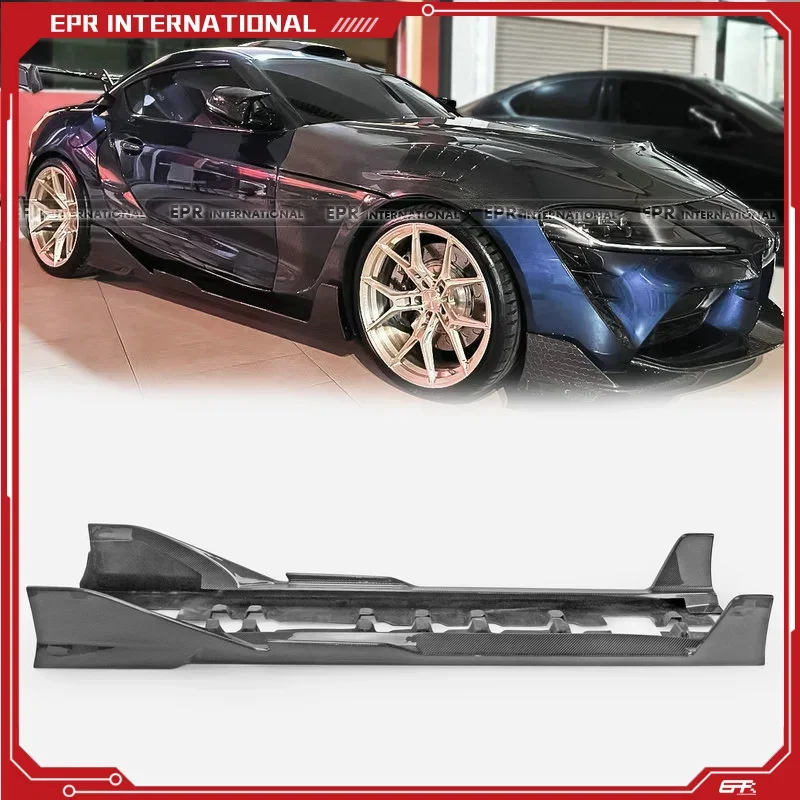 

Для Supra A90 TMS Тип 2 шт. Боковая юбка — высококачественный аксессуар для внешнего стайлинга из материала CF