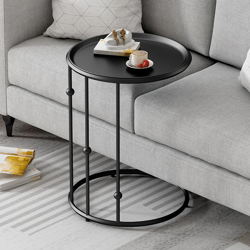 ‌Architectural Floating Nightstand, Modern Console Sofa Table, Round Balcony Accent Table, Modular Home Decor Piece Cube