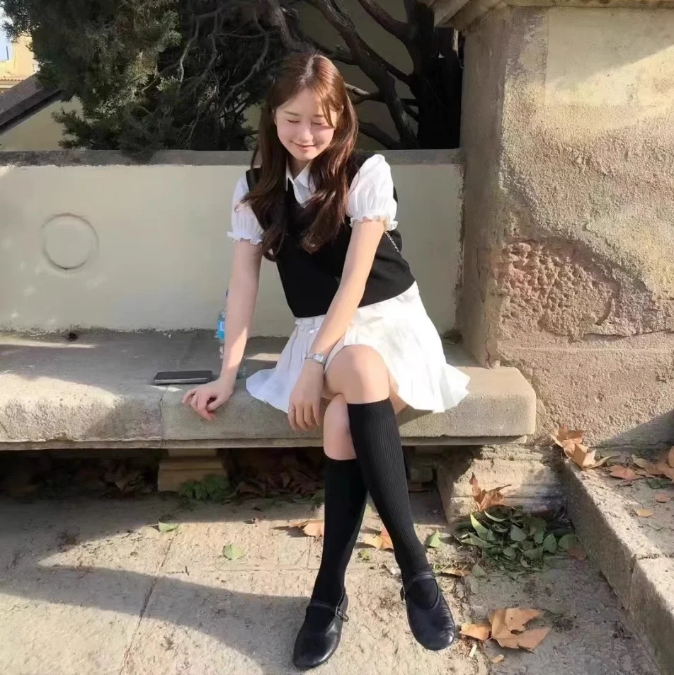 

Spring Summer 2025 Ouce Gentle Sweet Anti-Aging Collar Bubble ort Sve Waist-Cinching irt Top for Women