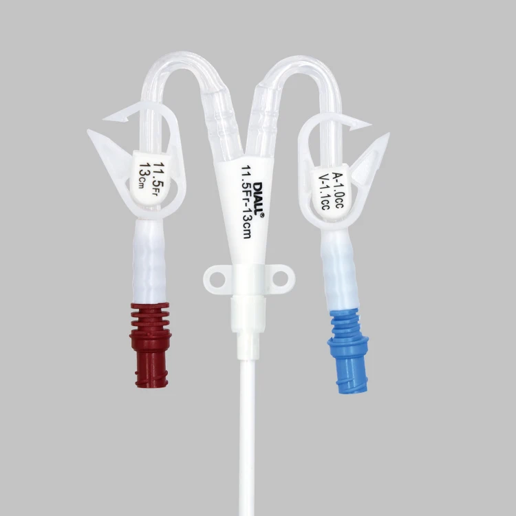 Hot sale Double Lumen permanent hemodialysis catheter