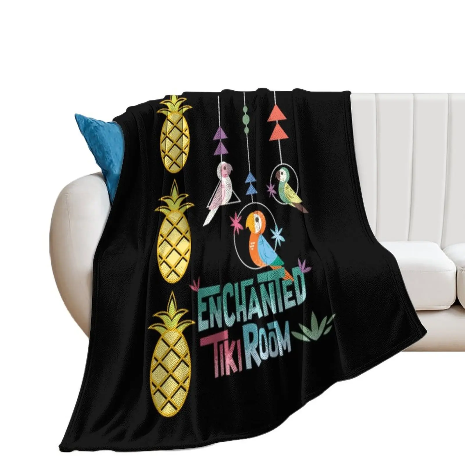 Enchanted Tiki Room T-Shirt Throw Blanket christmas decoration Travel Blankets For Sofas Blankets