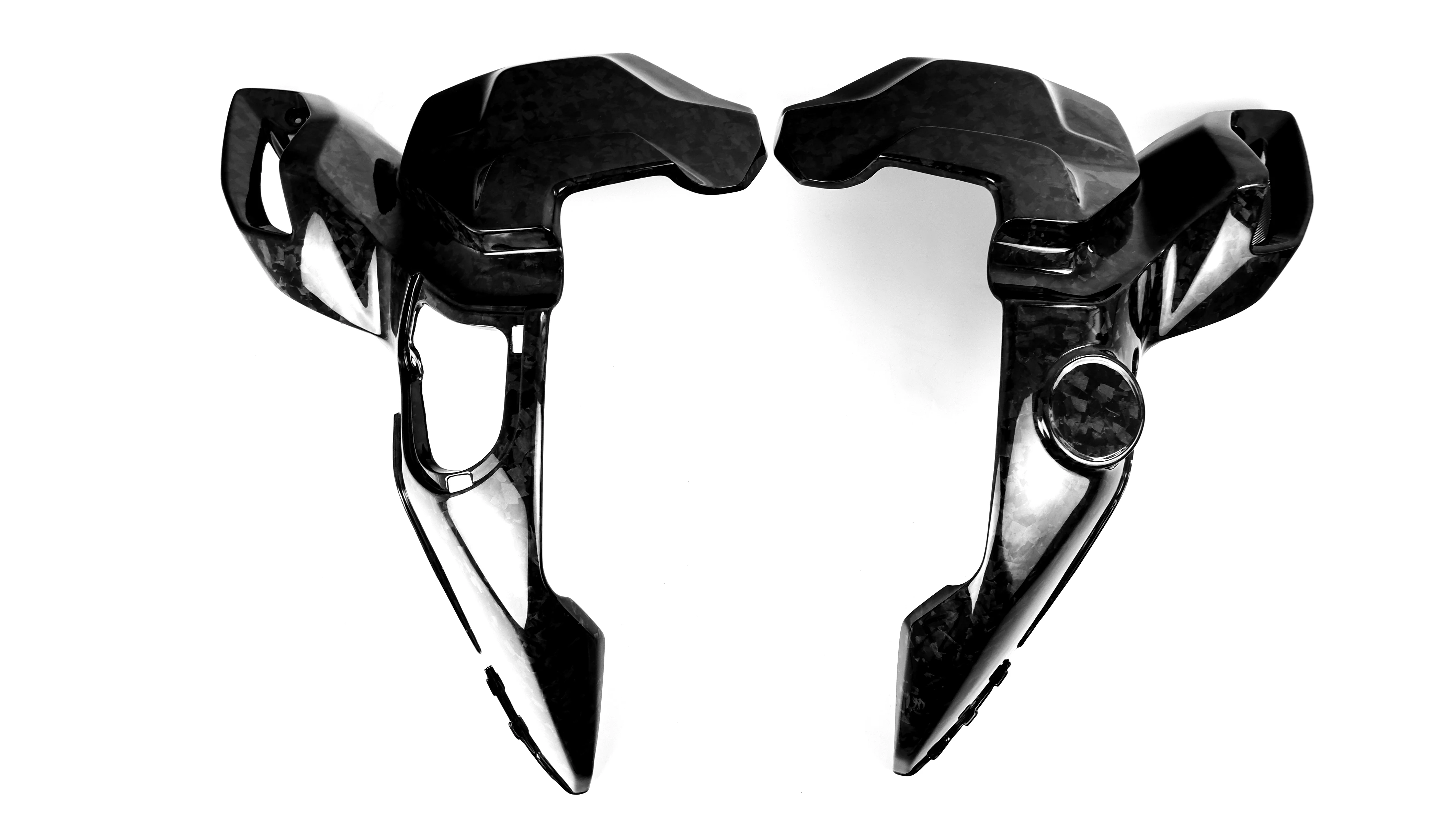 Motorcycles Accessories 3K Twill Glossy Carbon Fiber Left and Right Side Panels Black Fit for 1250 ADV Models