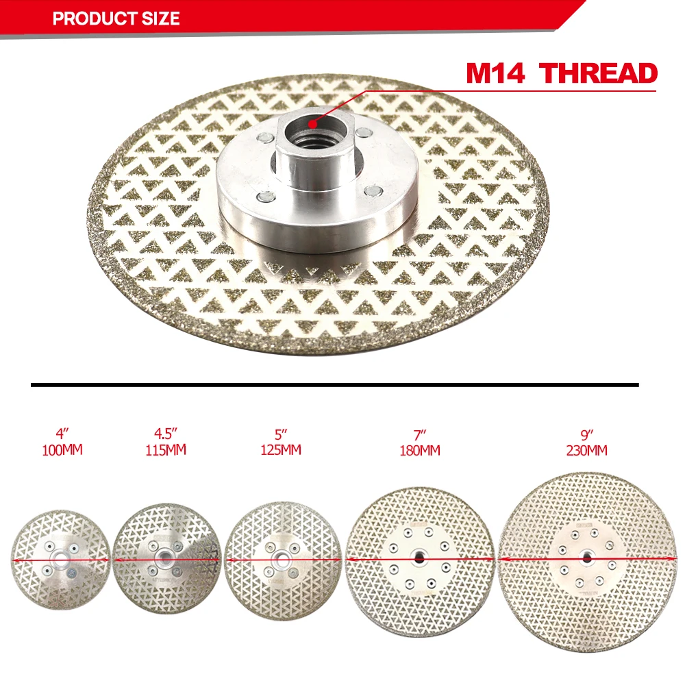 DT-DIATOOL 1 قطعة قطع الماس قرص الطحن الجرانيت المنشار الرخام مطلي حجر M14 M10 58/-11 موضوع الجرانيت سيراميك