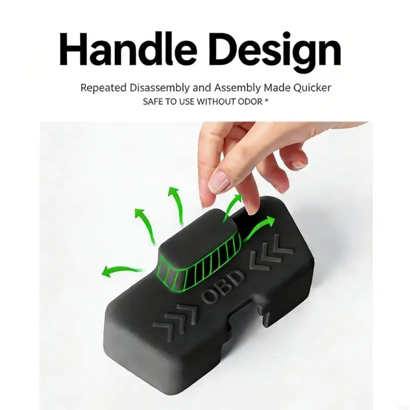 Dustproof OBD Port Protector Waterproof Silicone Cover For Most Car Models New
