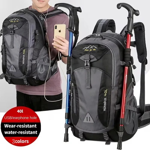 Nueva mochila para hombre, mochila informal impermeable de nailon para viajes al aire libre, mochila para mujer, senderismo, Camping, montañismo, bolsas deportivas para jóvenes