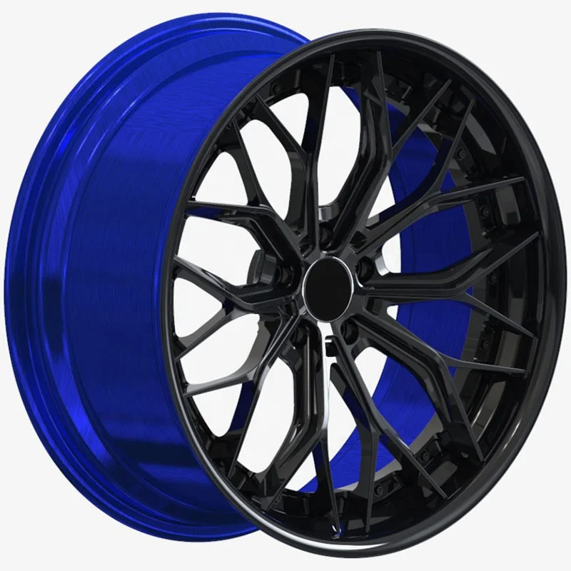 عجلة مخصصة 6061-T6 حافة سيارة مزورة من الألومنيوم عجلة مصنوعة من خليط معدني 23 5 فتحات مسمار