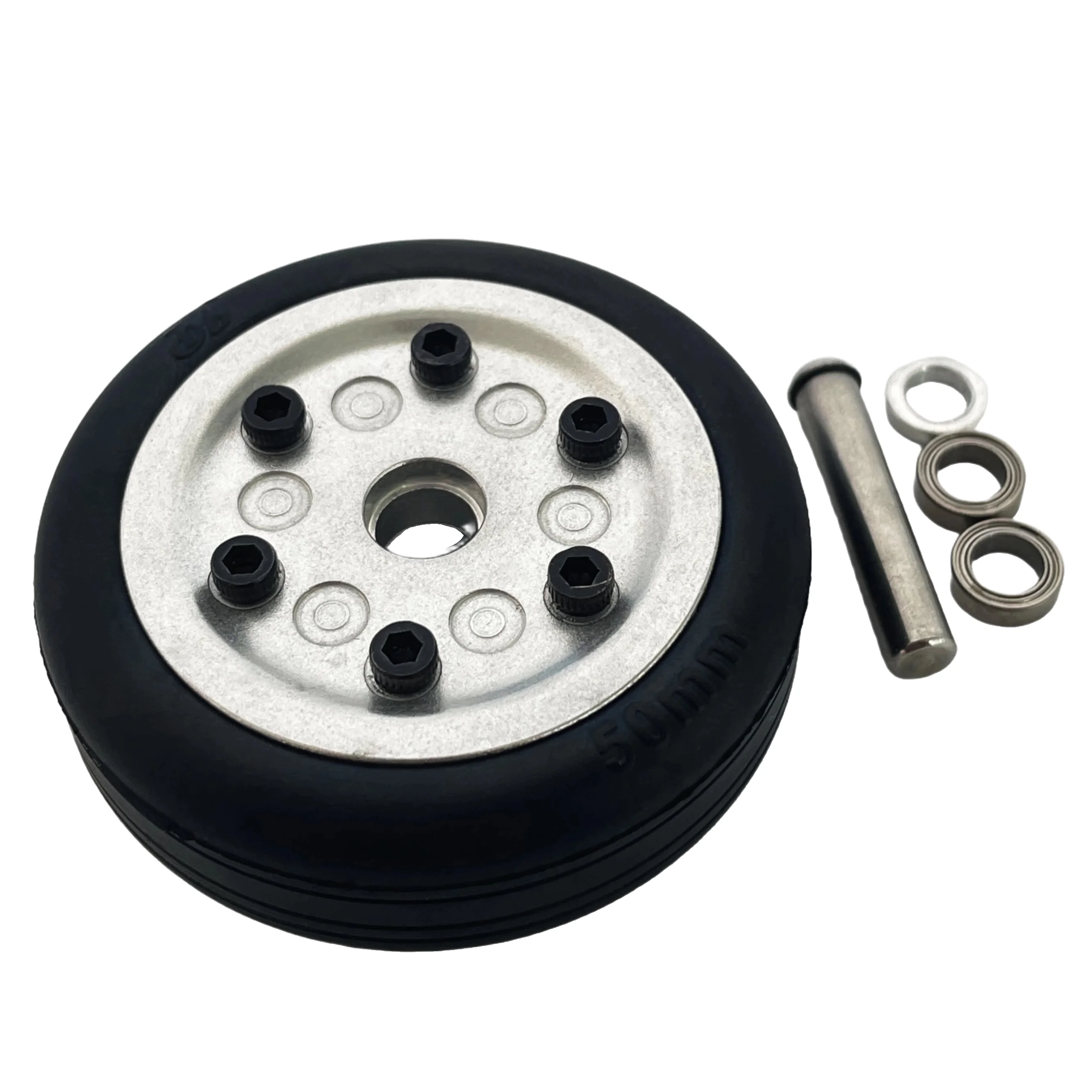 

XAERO RC Model Wheels 50-65mm, Hollow Vacuum Rubber Tires for Airplane Landing Gear, Durable Lightweight with Aluminum Hub
