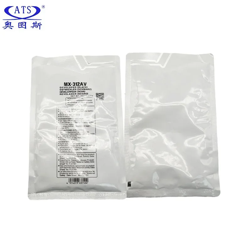 1PC MX312AV MX-312AV Developer Powder For Sharp 261 311 2608 M260 M310 M264 M314 M354 MX-M260 MX-M310 MX-M264 MX-M314 MX-M354