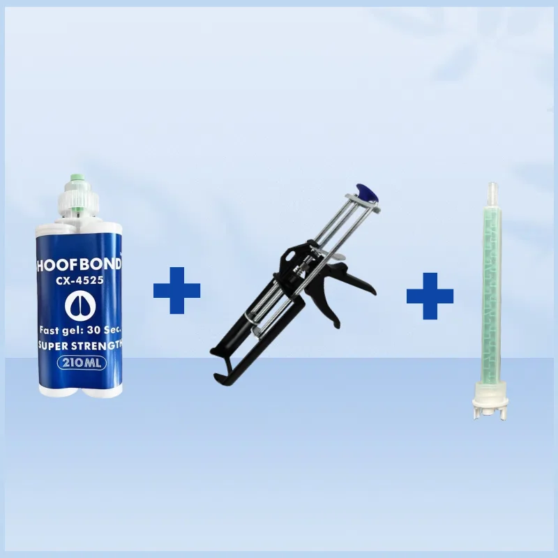 Bovine Hoof Trimming Supplies: Bandage Hoof Repair Glue Gun Mixer  Wooden Pad Blade Disc Veterinary Ointment