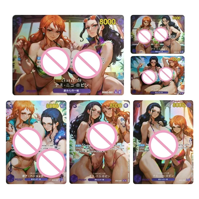 لتقوم بها بنفسك محلية الصنع انمي ياباني قطعة واحدة فيفي نامي لوفي زورو نيكول روبن شخصية جمع بطاقة البدلة اللعب هدية #4