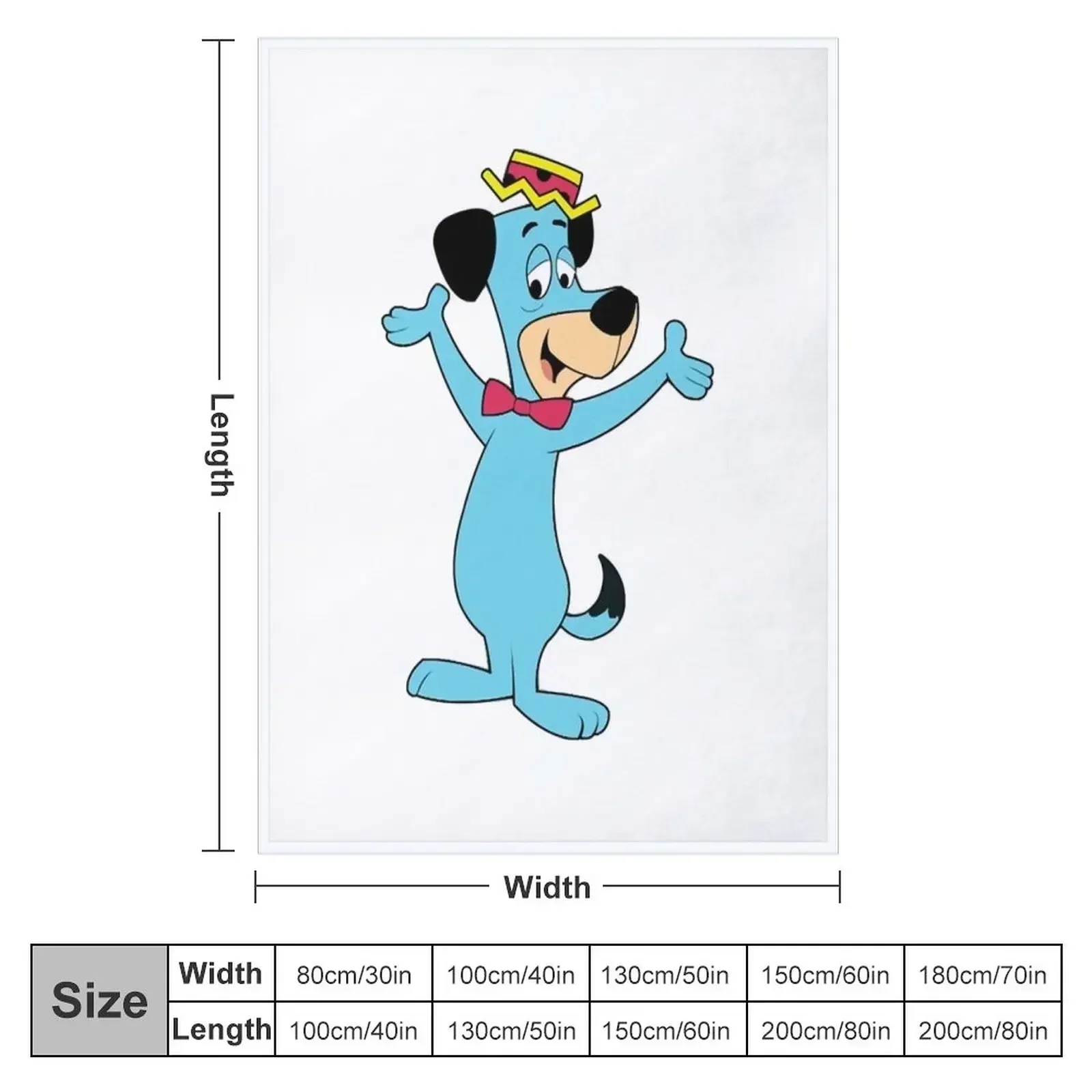 Huckleberry Hound Throw Blanket Hairy Decorative Beds For Sofa Thin Comforter Blankets