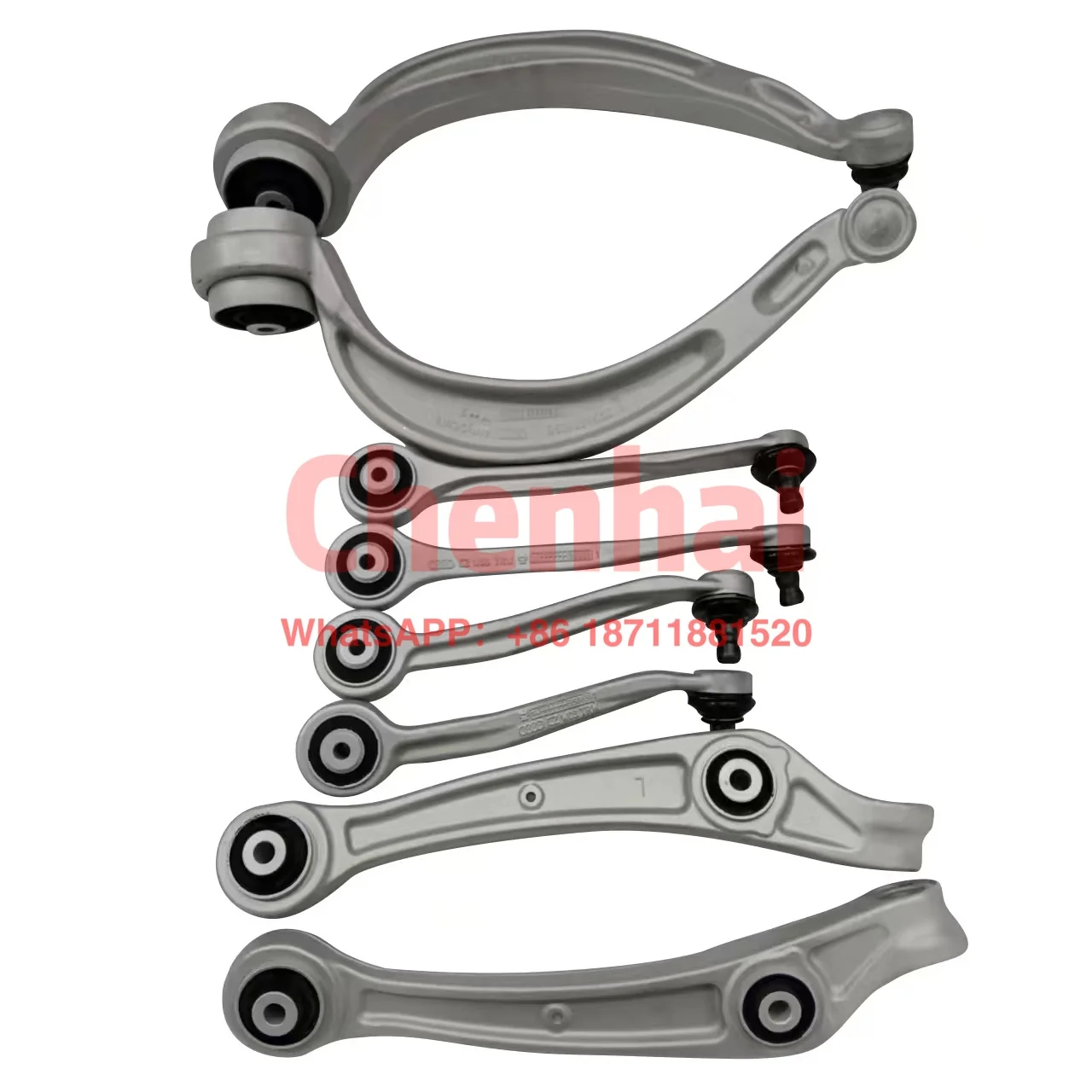 8pcs High Quality Suspension parts Front Upper Control Arm Kit for A0 A4 A6 B7 B6 8E0407151E 8E0498998