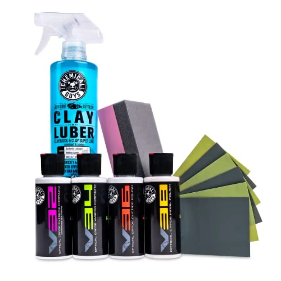 

Flex_443_9 Wet Sanding and Restoration Kit 32 fl. oz for Automotive Paint Surface Repair and Polishing Ideal for Restoring Glos