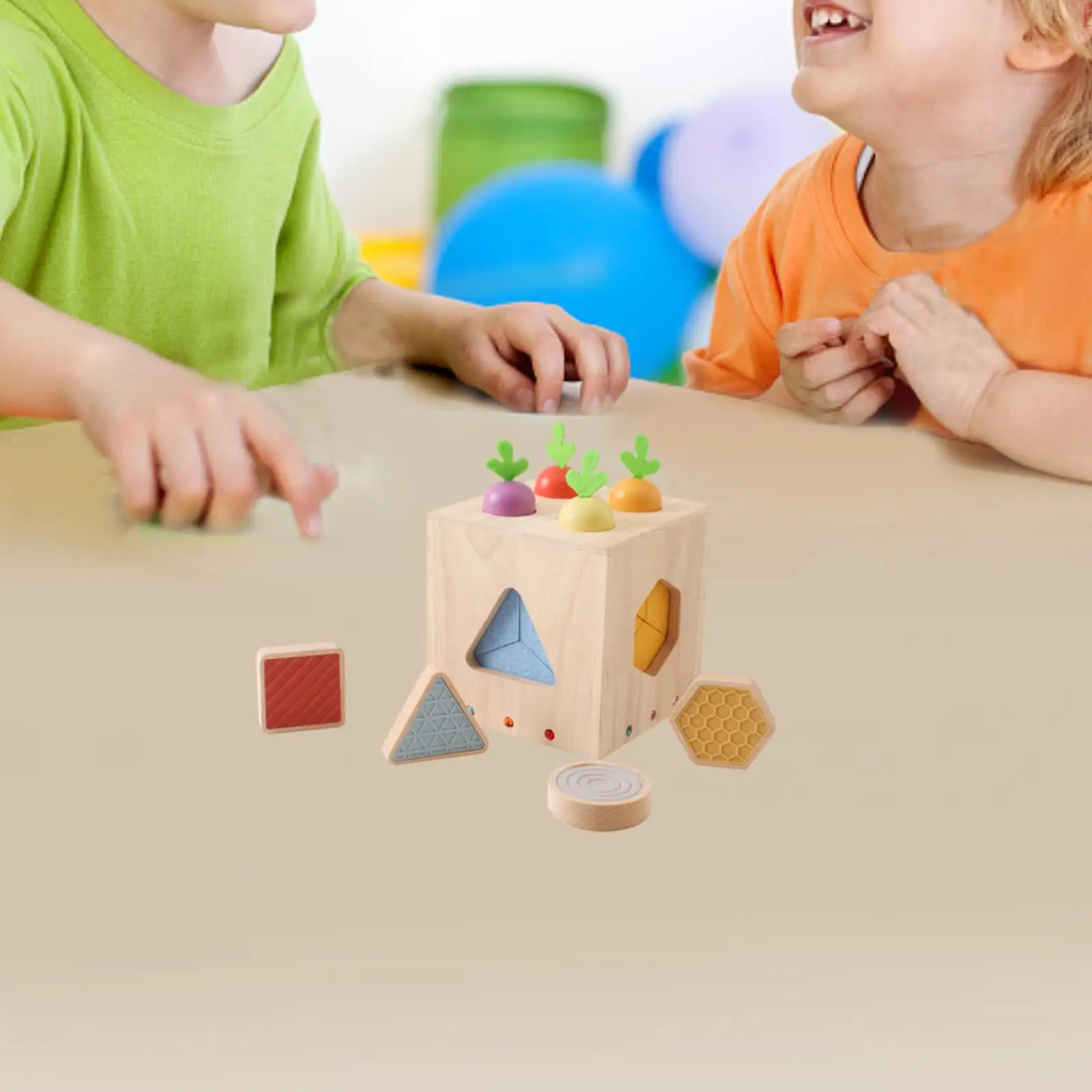 Cube d'activité Montessori pour enfants, jouet mentaires oriel, jeu d'empilage de carottes, boîte de héros pour enfants, garçons, filles